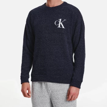 Image of Calvin Klein Mens Soft Touch Sweatshirt - Blue Shadow - L