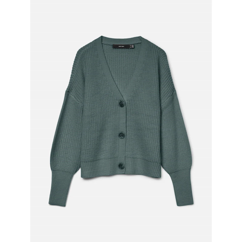 Image of Vero Moda Cuff Cardigan Ld62 Balsam Green female 10 (S)
