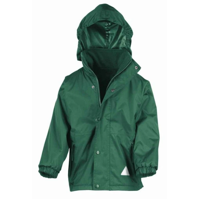 Image of Result StormDri 4000 Reversible Jacket in Bottle Green Size: 2-3 Years Bottle Green Unisex 2-3 Years