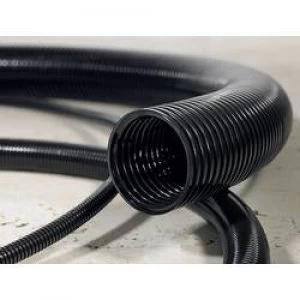 Image of HellermannTyton 166 11401 HG FR13 HelaGuard PA6 Flame Retardant Conduit Polamid 6 V0 flame retardant Black