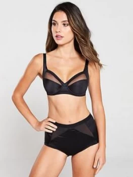 Image of Playtex Perfect Silhouette High Waist Shaping Brief - Black, Size L, Women
