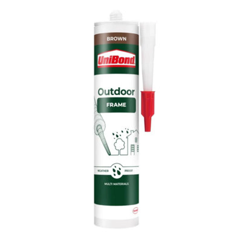 Image of Unibond Durable Weatherproof Sealant Frame Cartridge Brown, 384G