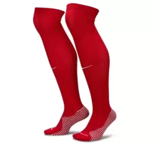 image of Nike Liverpool Home Football Socks 2023 2024 Adults - Red