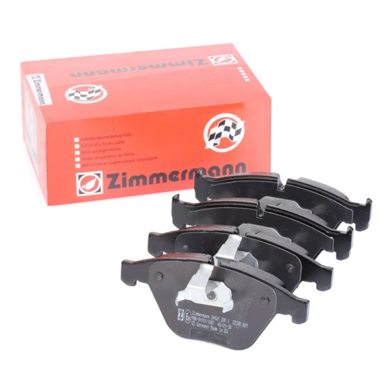 Image of ZIMMERMANN 24161.200.1 Brake pad set prepared for wear warning indicator, Photo corresponds to scope of supply Brake Pad Set,disc brake (402)