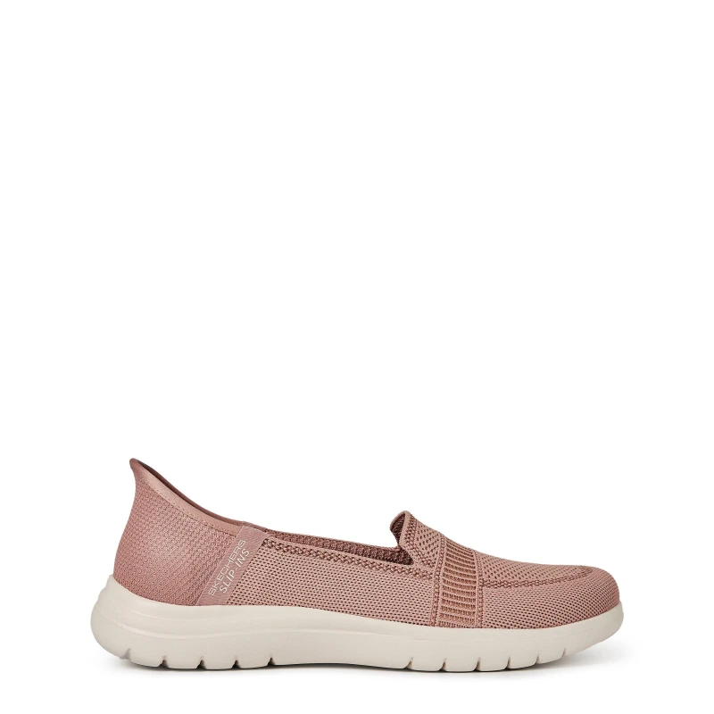 Image of Skechers On-The-Go Flex - Camellia Slip On Trainers Womens - Brown Brown 3