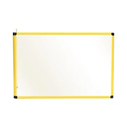 Image of Bi-Office Duo Glass Board 600mm 900x600 Yw Alu Frm