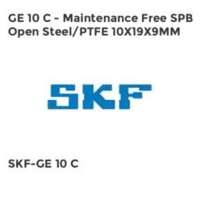 image of GE 10 C - Maintenance Free SPB Open Steel/PTFE 10X19X9MM