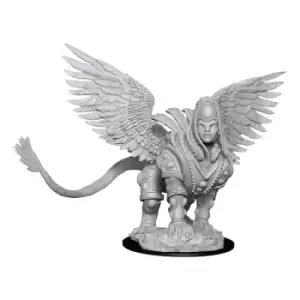 Image of Magic The Gathering Deep Cuts Unpainted Miniature Isperia, Law Incarnate (Sphinx)