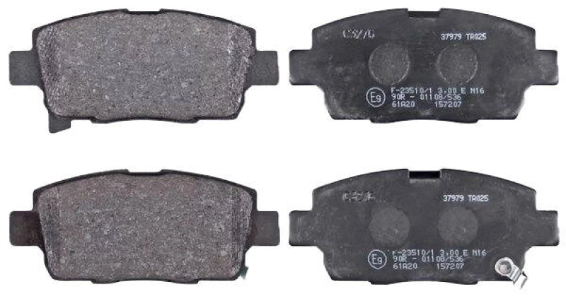 Image of A.B.S. 37979 Brake pad set with acoustic wear warning Brake Pad Set,disc brake (402)