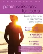 Image of panic workbook for teens breaking the cycle of fear worry and panic attacks