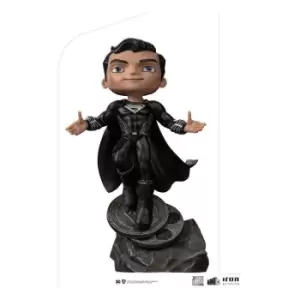 Image of Justice League Mini Co. Deluxe PVC Figure Superman Black Suit 18 cm