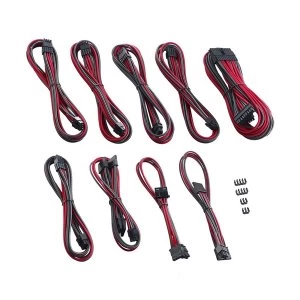 Image of CableMod PRO ModMesh RT-Series ASUS ROG / Seasonic Cable Kits - Carbon/Red