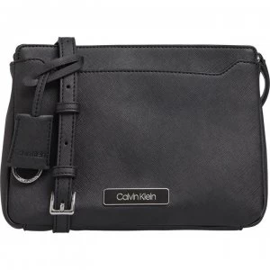 Image of Calvin Klein Worked Crossbody Bag - BLACK BDS