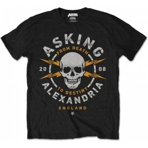 image of Asking Alexandria - Danger Mens Small T-Shirt - Black