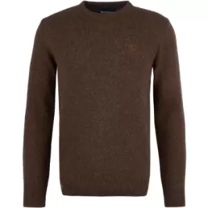Image of Barbour Tisbury Crew Neck Sweater Dark Sand Large