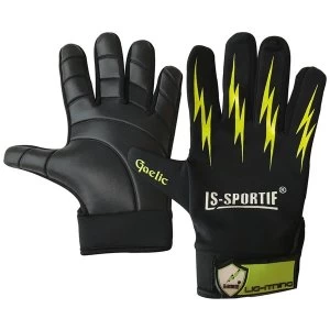 Image of LS Sportif Lightning Gloves Black/Lime- XSmall