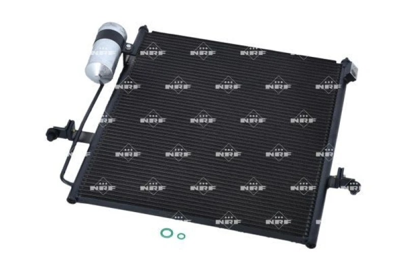 Image of NRF 35871 Condenser EASY FIT with seal ring, with nitrogen filling Aluminium Condenser,air conditioning (448)