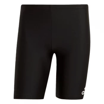 Image of adidas Badge Fitness Swim Jammers Mens - Black / White