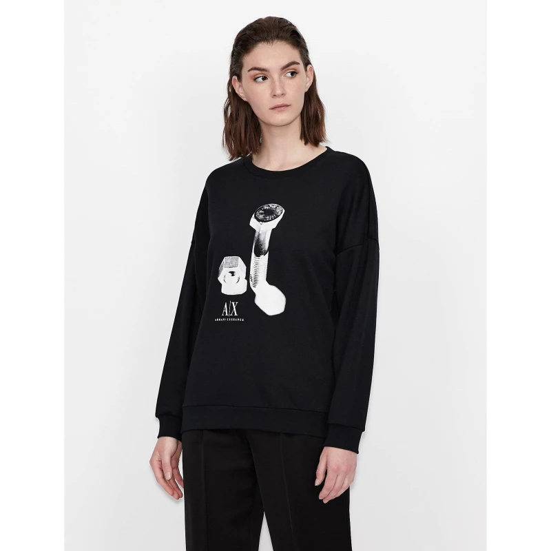 Image of ARMANI EXCHANGE AX Felpa - Black 8