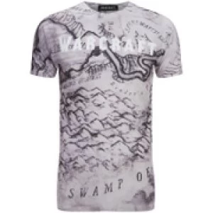 Image of Warcraft Mens Map T-Shirt - White - S