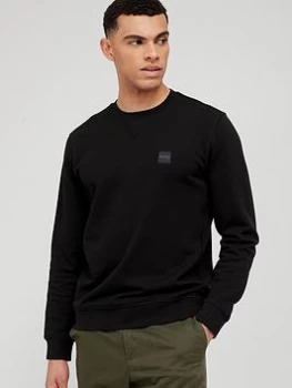 Image of BOSS Westart Sweatshirt - Black, Size L, Men