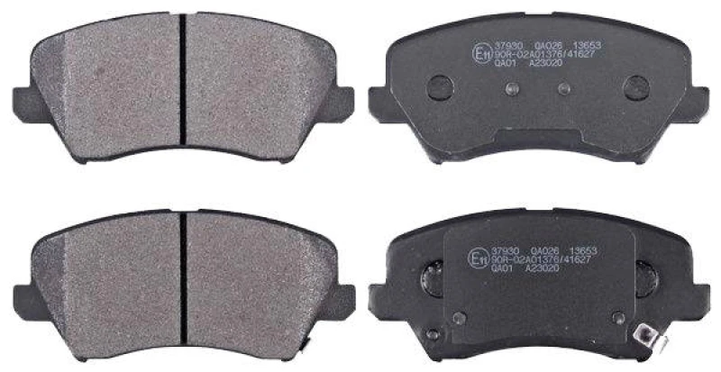 Image of A.B.S. 37930 Brake pad set with acoustic wear warning Brake Pad Set,disc brake (402)