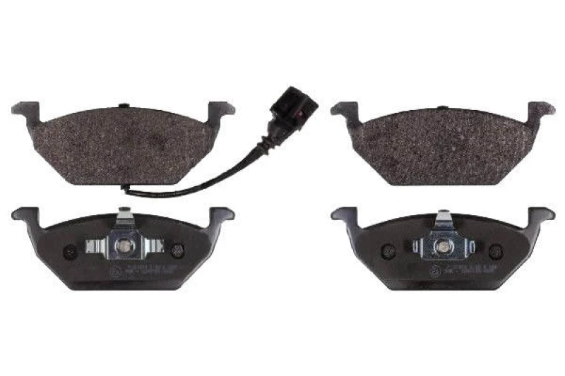 Image of Blue PRINT ADV184201 Brake pad set Front Axle, incl. wear warning contact, with piston clip Brake Pad Set,disc brake (402)