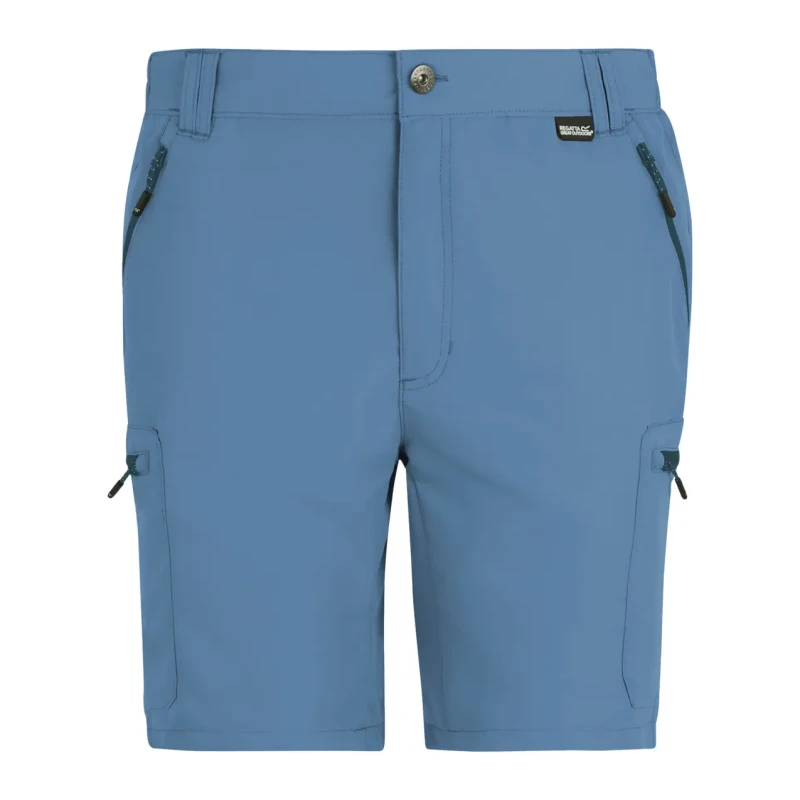 Image of Regatta Mens Leesville III Walking Shorts in Mid Blue Size: 42R Mid Blue Male 42R
