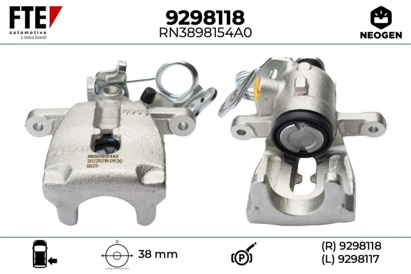 Image of Brake caliper FTE 9298118