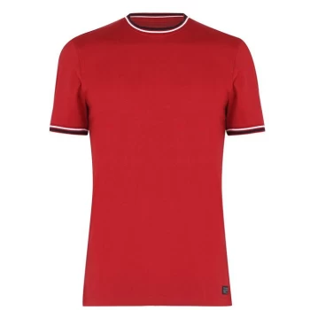 image of Firetrap Lazer T-Shirt Mens - Burgundy