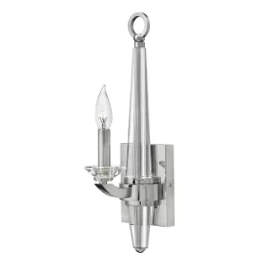 image of Hinkley Ascher 1 Light Wall Light Polished Nickel