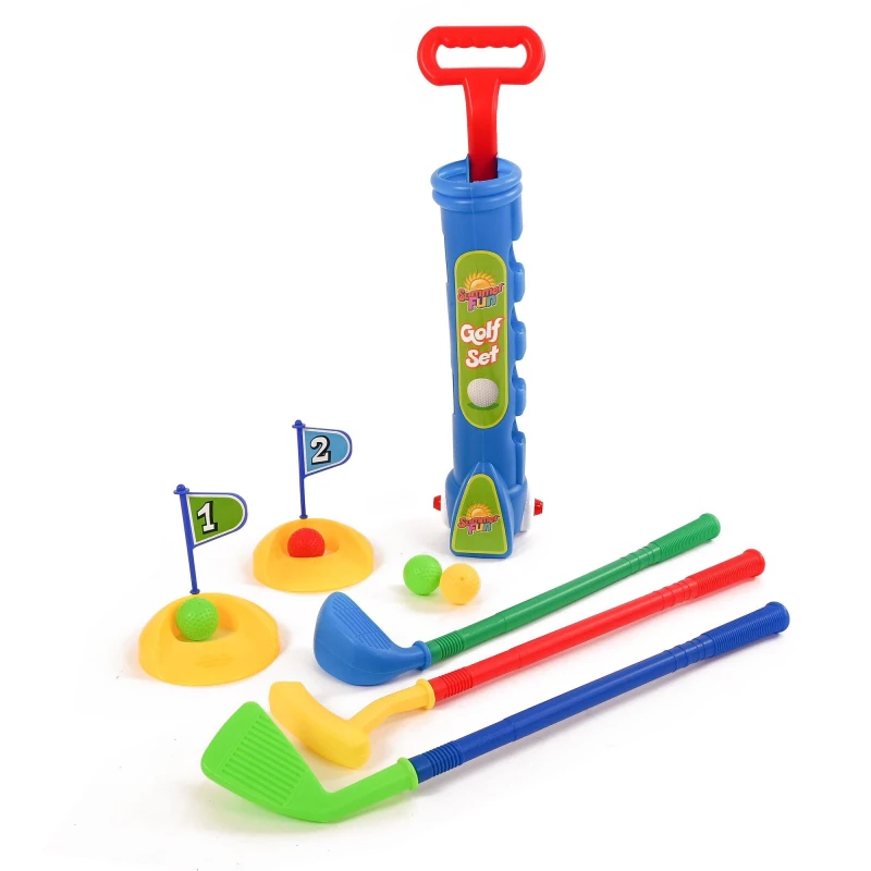 Image of Kandy Toys Summer Fun Golf Caddy & Club Set Multi