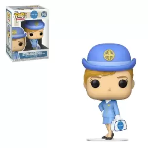 image of Pan Am Stewardess with White Bag Funko Pop! Vinyl