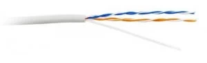 Image of Zexum 2 Pair 4 Core Round White CCS Telephone Cable - 5 Meter