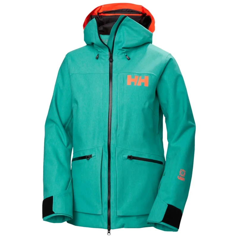 Image of Womens hiking jacket Helly Hansen Powderqueen 3.0 Vert Female L