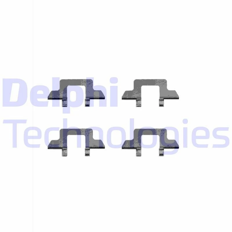 Image of DELPHI Brake pad fitting kit DELPHI LX0341