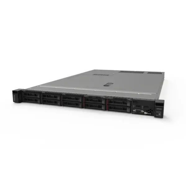 image of Lenovo ThinkSystem SR630 7X02 - Server - rack-mountable - 1U - 2-way - 1 x Xeon Silver 4208 / 2.1 GHz - RAM 32GB - SAS 7X02A0HTEA