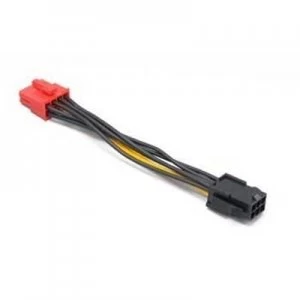 Image of Locking SATA II (M) to Right-Angled Locking SATA II (M) 0.45m Red OEM Internal Data Cable