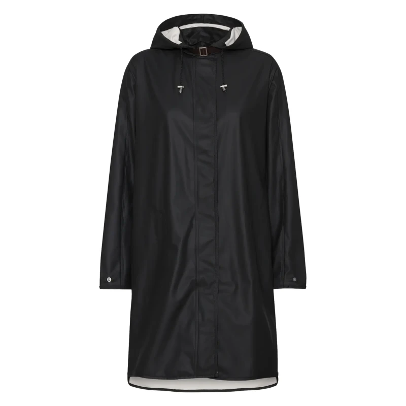 Image of Ilse Jacobsen Rain Coat Long Black female
