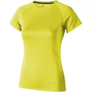 image of Elevate Womens/Ladies Niagara Short Sleeve T-Shirt (XXL) (Neon Yellow)