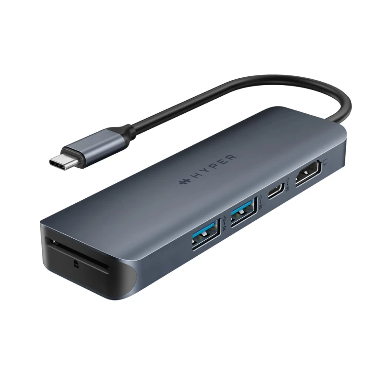 Image of HYPER HD4003GL USB 3.2 Gen 1 (3.1 Gen 1) Type-C 10000 Mbps Blue. Gre