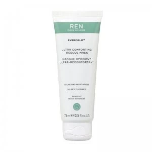 image of REN Clean Skincare Evercalm Comforting Rescue Mask 75ml