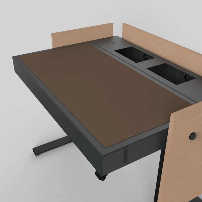Image of Heckler Design H922-4009 desk pad Linoleum Espresso