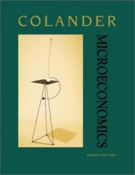 Image of Microeconomics by David C Colander Book