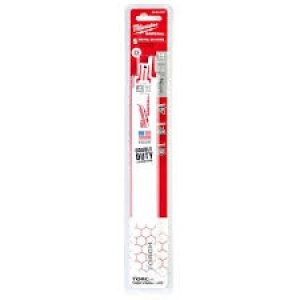 Image of Milwaukee Heavy Duty TORCH Demolition Reciprocating Saw Blade 230mm Pack of 5
