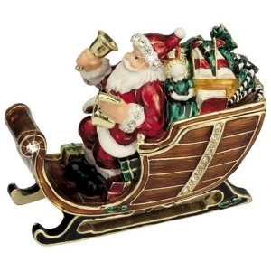 image of Craycombe Trinkets Santa With Sleigh & Bells