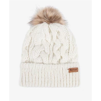 Image of Barbour Penshaw Cable Beanie - Cloud