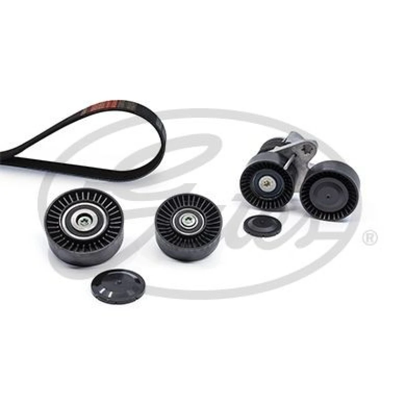 Image of GATES V-Ribbed Belt Set GATES K017PK1855