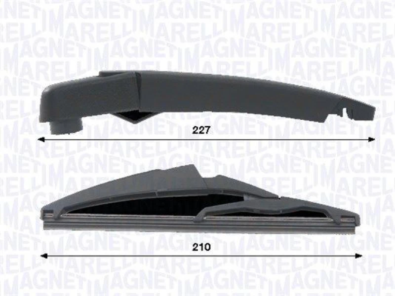Image of MAGNETI MARELLI Wiper arm set MAGNETI MARELLI 000723180443
