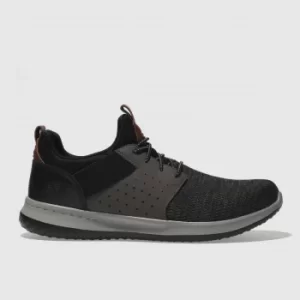 Image of SKECHERS Grey Delson Camben Trainers
